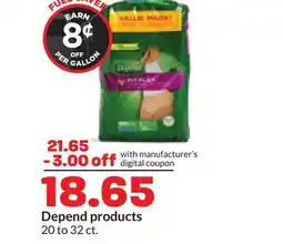 Hy-Vee Depend products offer