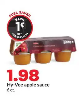 Hy-Vee Hy-Vee apple sauce offer