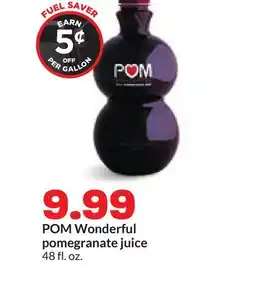 Hy-Vee POM Wonderful pomegranate juice offer