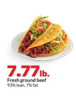 Hy-Vee Fresh ground beef offer