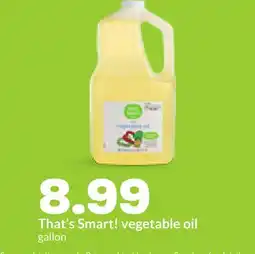 Hy-Vee That's Smart! vegetable oil offer
