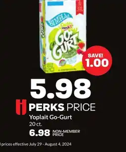Hy-Vee Yoplait Go-Gurt offer