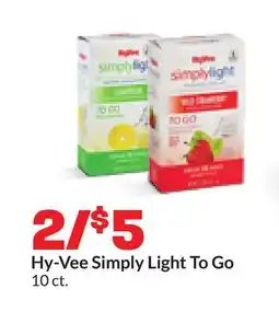Hy-Vee Hy-Vee Simply Light To Go offer