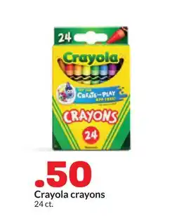 Hy-Vee Crayola crayons offer