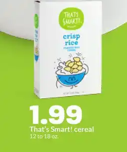 Hy-Vee That's Smart! cereal offer