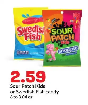 Hy-Vee Sour Patch Kids or Swedish Fish candy offer