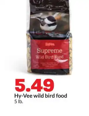 Hy-Vee Hy-Vee wild bird food offer