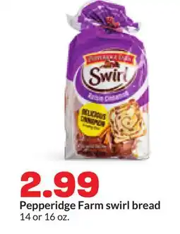 Hy-Vee Pepperidge Farm swirl bread offer