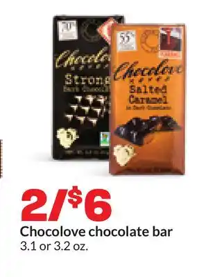 Hy-Vee Chocolove chocolate bar offer