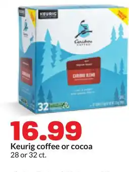 Hy-Vee Keurig coffee or cocoa offer