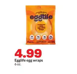 Hy-Vee Egglife egg wraps offer