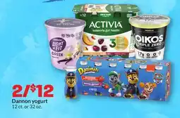 Hy-Vee Dannon yogurt offer