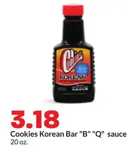 Hy-Vee Cookies Korean Bar B Q sauce offer