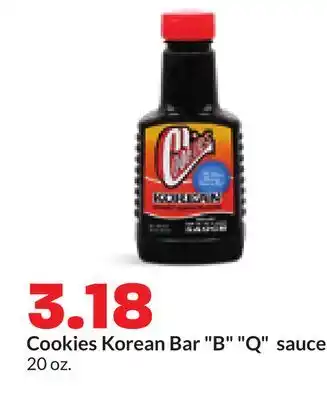 Hy-Vee Cookies Korean Bar B Q sauce offer