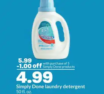 Hy-Vee Simply Done laundry detergent offer