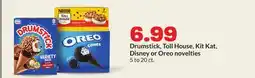 Hy-Vee Drumstick, Toll House, Kit Kat, Disney or Oreo novelties offer