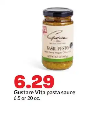Hy-Vee Gustare Vita pasta sauce offer