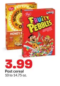 Hy-Vee Post cereal offer