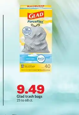 Hy-Vee Glad trash bags offer