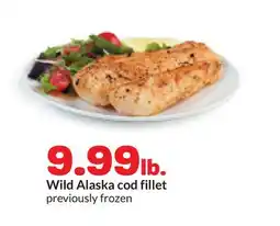 Hy-Vee Wild Alaska cod fillet offer
