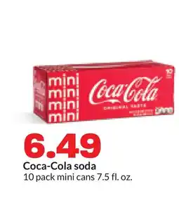 Hy-Vee Coca-Cola soda offer