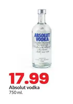 Hy-Vee Absolut vodka offer