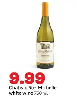Hy-Vee Chateau Ste. Michelle white wine offer