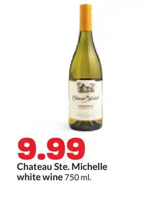 Hy-Vee Chateau Ste. Michelle white wine offer