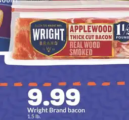 Hy-Vee Wright Brand bacon offer