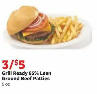 Fareway Grill Ready 85% Lean Ground Beef Patties offer