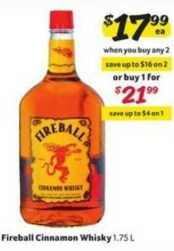 Winn Dixie Fireball Cinnamon Whisky offer