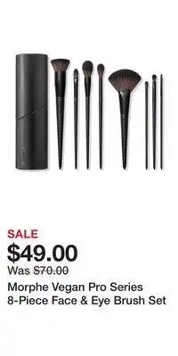 Ulta Beauty Morphe Vegan Pro Series 8-Piece Face & Eye Brush Set offer