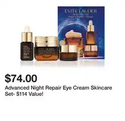 Belk Advanced Night Repair Eye Cream Skincare Set- $114 Value! offer