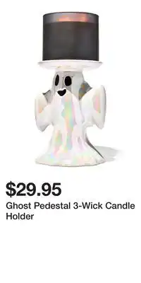 Bath & Body Works Ghost Pedestal 3-Wick Candle Holder offer