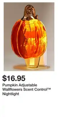 Bath & Body Works Pumpkin Adjustable Wallflowers Scent Control Nightlight offer