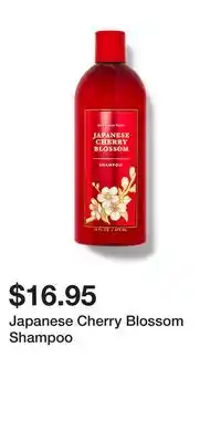 Bath & Body Works Japanese Cherry Blossom Shampoo offer