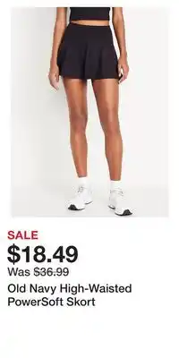 Old Navy Old Navy High-Waisted PowerSoft Skort offer