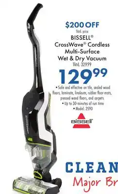 Boscov's BISSELL CrossWave Cordless Multi-Surface Wet & Dry Vacuum offer