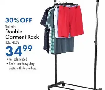 Boscov's Double Garment Rack offer