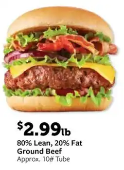 Fareway 80% Lean, 20% Fat Ground Beef offer