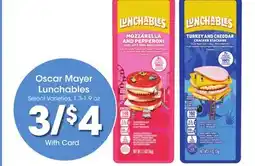 Ralphs Oscar Mayer Lunchables offer