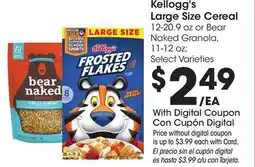 Ralphs Kellogg's Large Size Cereal offer