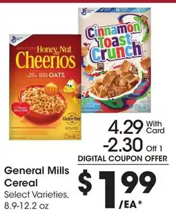 Ralphs General Mills Cereal offer