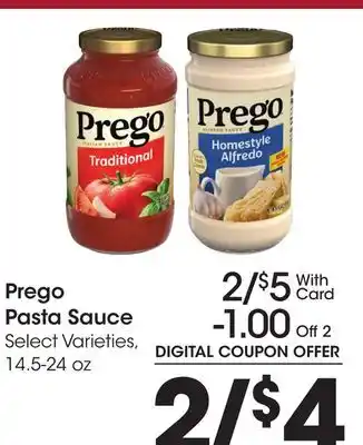 Ralphs Prego Pasta Sauce offer