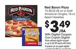 Ralphs Red Baron Pizza offer