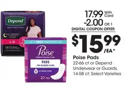 Ralphs Poise Pads offer
