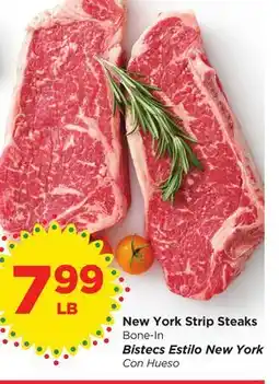 Food 4 Less New York Strip Steaks offer