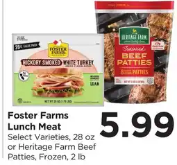 Food 4 Less Foster Farms Lunch Meat offer