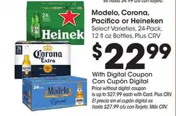 Ralphs Modelo, Corona, Pacifico or Heineken offer