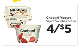 Food 4 Less Chobani Yogurt offer